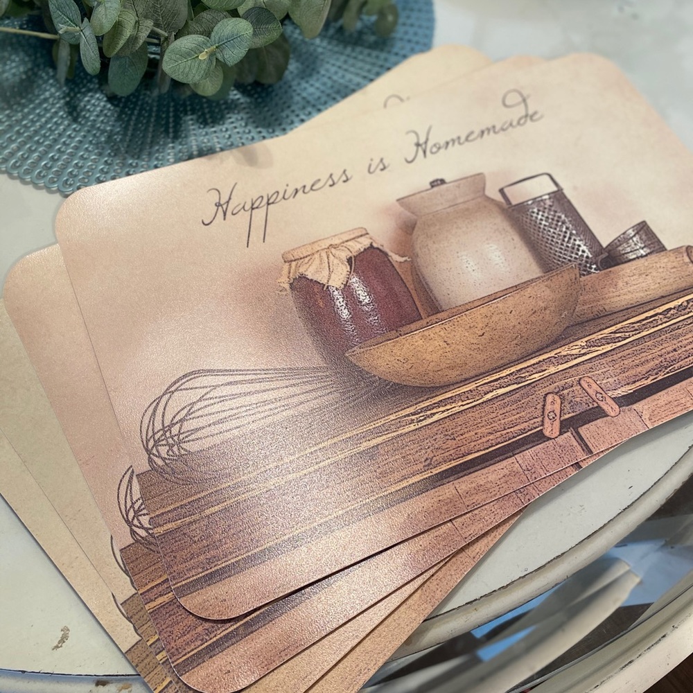 Farmhouse Set of 4 Placemats